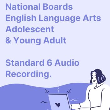 Preview of National Board ELA AYA Standard 6 Writing & Producing Test Prep Component 1