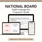 National Board English Language Arts Ages 11 - 18: Compone