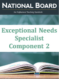 National Board Exceptional Needs Specialist Component 2 St