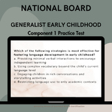 National Board Generalist: Early Childhood Component 1 Pra