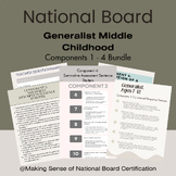 National Board: Generalist Middle Childhood Components 1 -