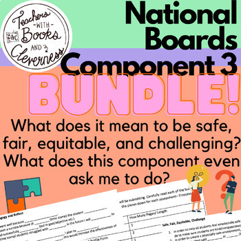 Preview of National Boards Component 3 Bundle