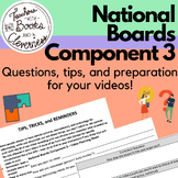 National Boards Component 3 Video Planning Sheet (and Tips!)