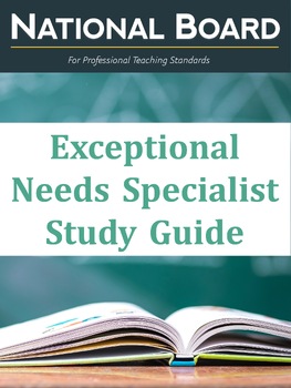 Preview of National Board Exceptional Needs Component 1 Study Guide
