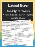 National Boards - Knowledge of Students Guide / Bundle / C