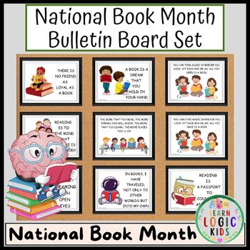 Preview of National Book Month Bulletin Board Set | National Book Month