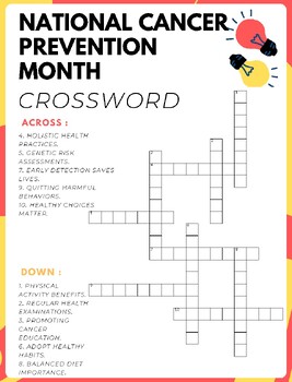 Breast Cancer Awareness Month Words Search Puzzle Activity Worksheet, Health