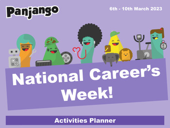 Preview of National Career's Week Timetable and Activity Bundle