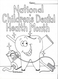 National Children's Dental Health Month Fun Worksheets