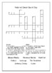 National Coast Guard Day August 4th Crossword Puzzle Word Search Bell