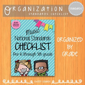 Preview of National Core Arts Standards - Music I Can Checklist - Brights