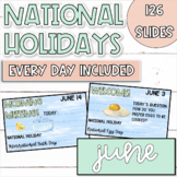 National Daily Holidays Google Slides: JUNE | Morning Meet