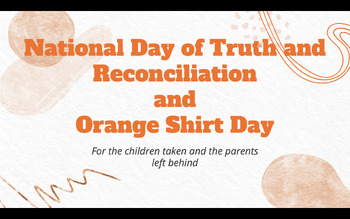 Preview of National Day of Truth and Reconciliation & Orange Shirt Day Divisional Slides