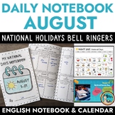 National Days Calendar August Daily Writing Prompts