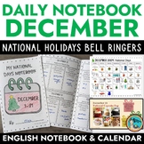 National Days Calendar December Daily Writing Prompts