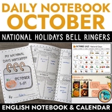 National Days Calendar October Daily Writing Prompts
