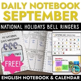 National Days Calendar September Daily Writing Prompts
