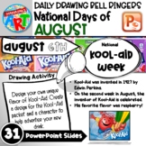 National Days Drawing Activities AUGUST