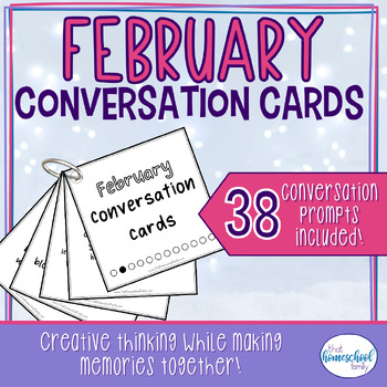 Preview of National Days to Celebrate in February Conversation Cards Elementary & Middle