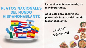 Preview of National Dishes of the Spanish-speaking World  (Novice Spanish Reader)