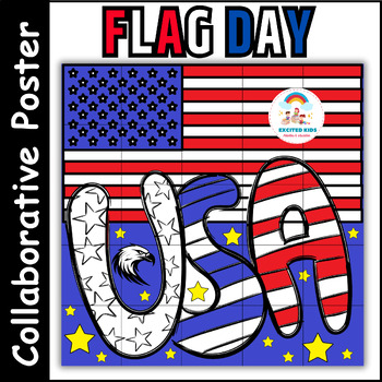 Preview of National Flag Day Collaborative Poster Art | Independence Day Project
