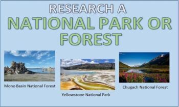 Preview of National Forest or Park Research