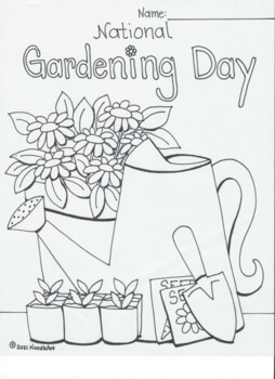 Preview of National Gardening Day Fun Activities