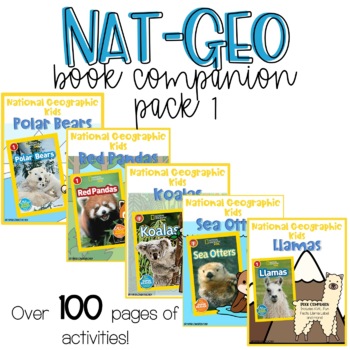 Preview of National Geographic Book Companion Pack 1