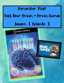 Preview of National Geographic: Brain Games Remember This! MEMORY Video Guide