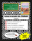 National Geographic Kids Elephants Informational Text Unit