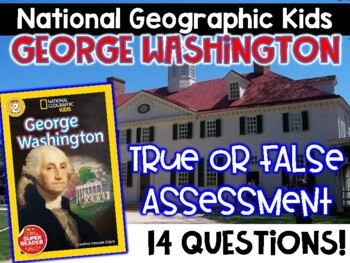 Preview of National Geographic Kids: George Washington Comprehension Questions