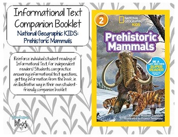 National Geographic Kids: Prehistoric Mammals (Level 2) by Montessori Bliss