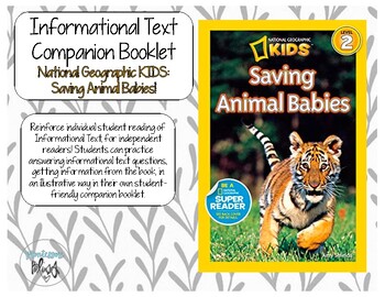 National Geographic Kids Saving Animal Babies (Level 2) Guided