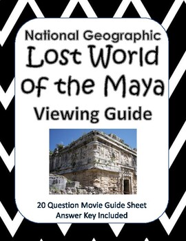 Preview of National Geographic Lost World of the Maya Viewing Guide (2019)