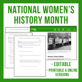 National Geographic National Women's History Month - WebQuest