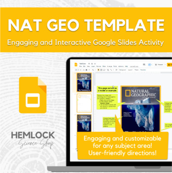 Preview of National Geographic Template - Engaging & Interactivity Activity | Google Slides