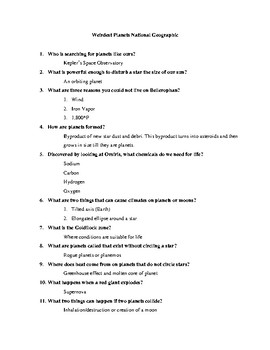 National Geographic Clone Video Worksheet Answers - Free Worksheet
