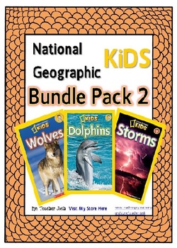 Preview of National Geographic Kids Bundle Pack 2 {Dolphins, Wolves, Storms}