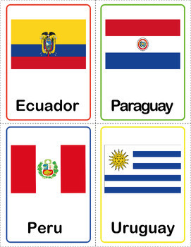 National Hispanic Heritage Countries Flashcards Hispanic Countries ...