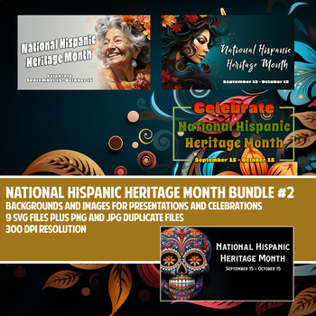 Preview of National Hispanic Heritage Month SVG, PNG, JPG Bundle #2