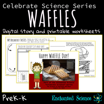 Preview of National Holidays - Waffles- Phases of Matter - Easy Science Activities