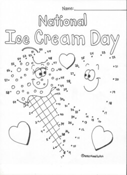 National Ice Cream Day Kindergarten Math Worksheets By Noodlzart