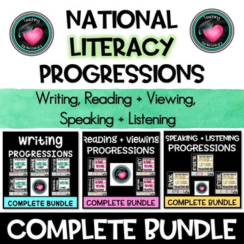 Preview of National LITERACY PROGRESSIONS Complete Bundle - Australian Curriculum