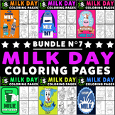 National Milk Day Coloring Book Bundle N° 7 - 42 Sheets