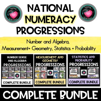 Preview of National NUMERACY PROGRESSIONS Complete Bundle - Australian Curriculum