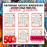 National Native American Heritage Month Words Search Puzzl