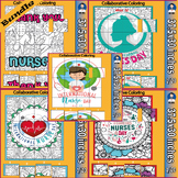 National Nurses Day coloring page activities Collaborative