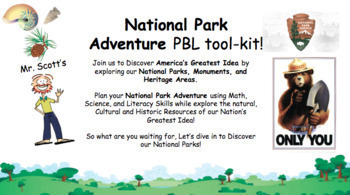 Preview of National Park Adventure PBL Toolkit!