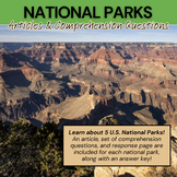National Park Articles and Reading Comprehension Questions
