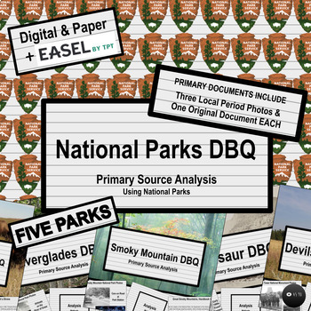 Preview of National Parks DBQ BUNDLE